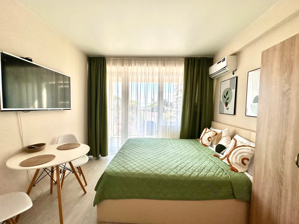 Уютная студия с видом на море в ЖК Каравелла Португалии