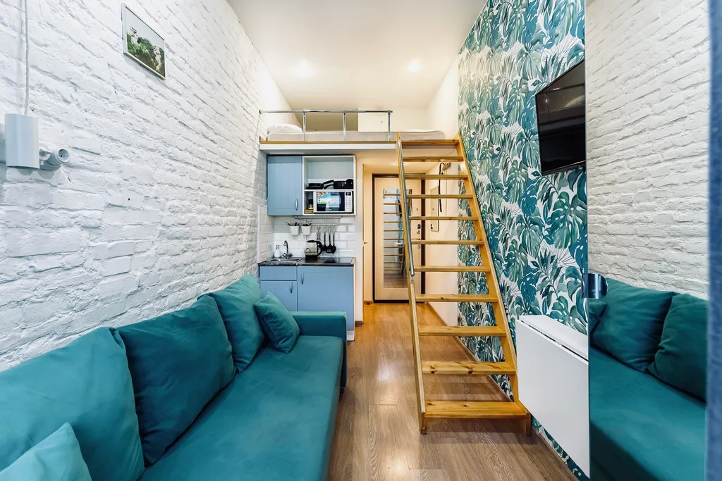 Квартира Квартира Четырёхместный двухуровневый апартамент — Санкт-Петербург