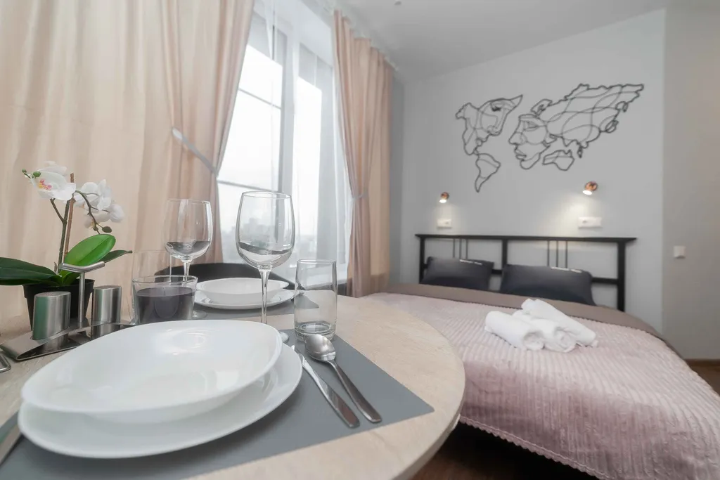 Квартира Квартира Стильная и комфортная студия в ЖК Ривер парк — Москва