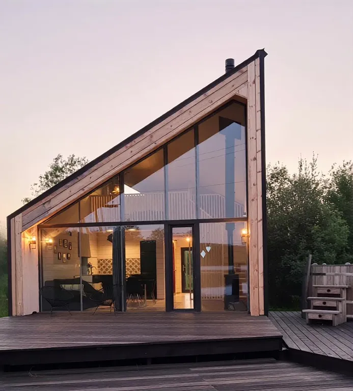 Лодж Ukko 75 кв.м на берегу Онежского озера