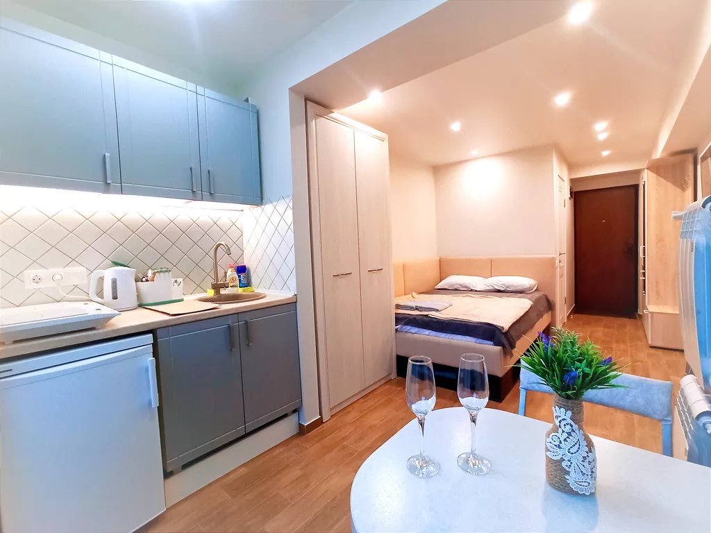 Квартира-студия Наслаждение рядом с морем и парком