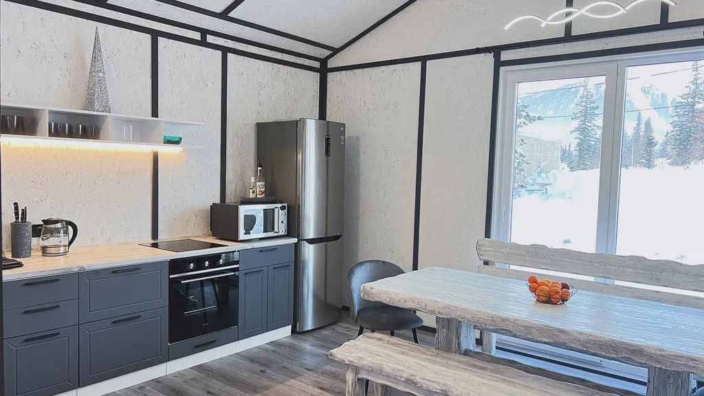 Уютный барнхаус с видом на гору