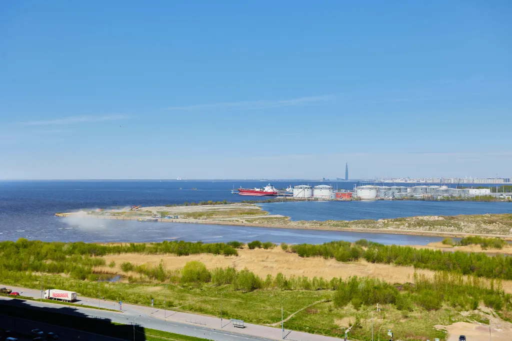 Квартира Трехкомнатная квартира Ривьера с видом на Гавань — Санкт-Петербург