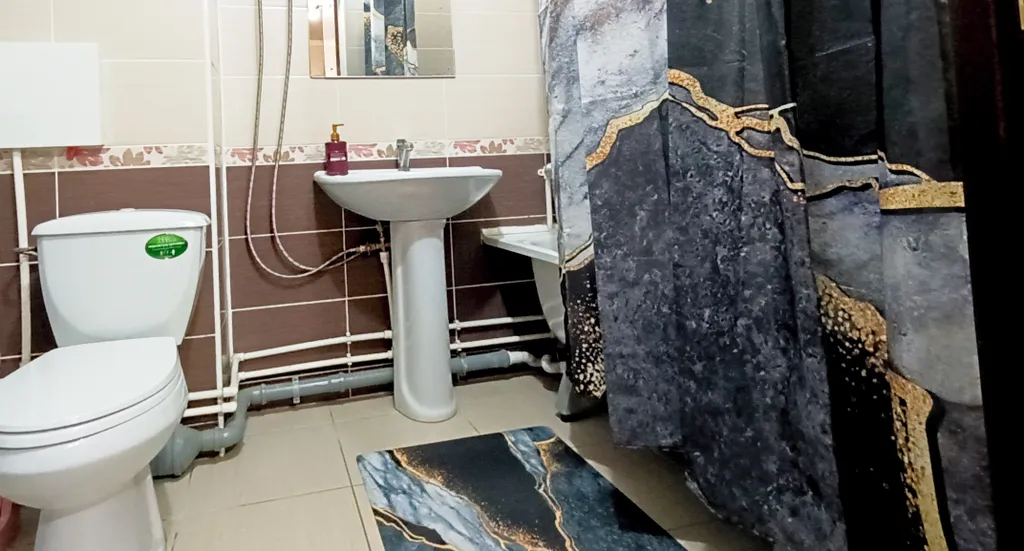 1-комнатная квартира с кондиционером и свежим ремонтом, идеально для командировки