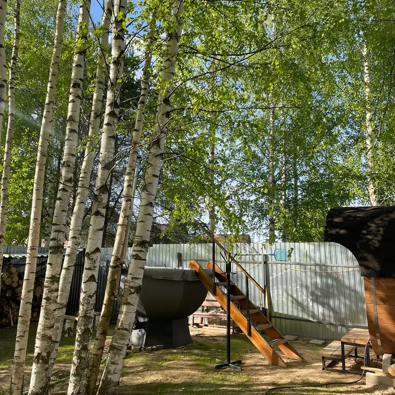 Уютный коттедж в стиле A-Frame