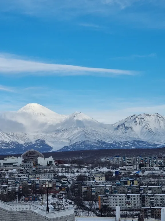 Уютная квартира в центре с видом на Храм и вулканы