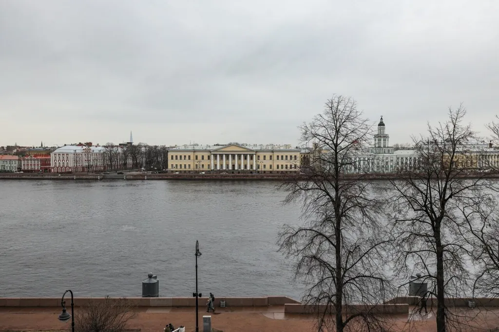 Апартаменты с видом на неву, террасой и бильярдом