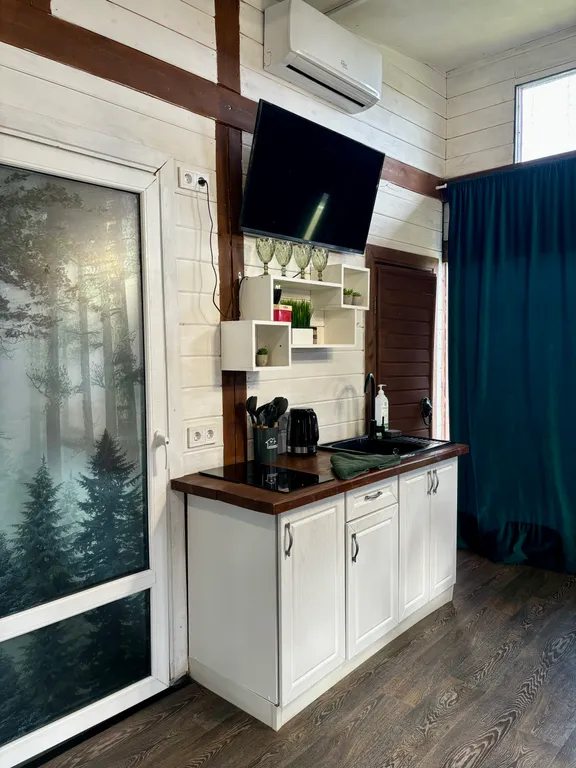 Фахверковый дом Сикрет баунти с баней и фурако