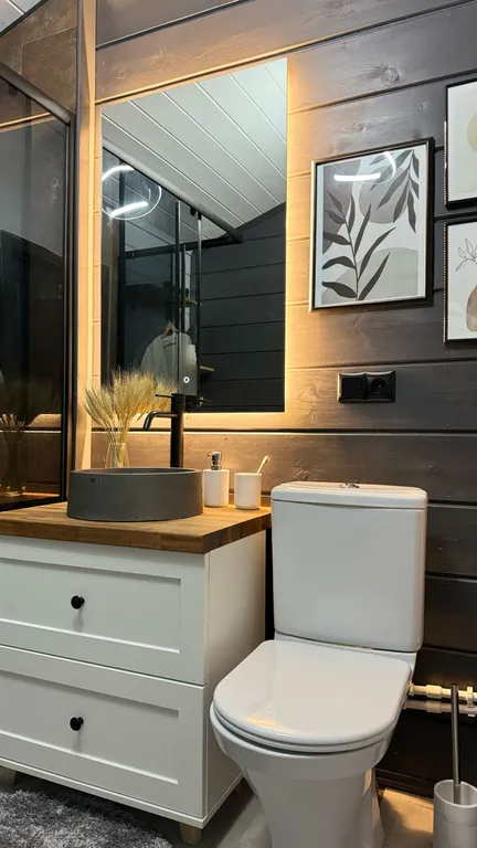 Уютный дом с чаном и баней