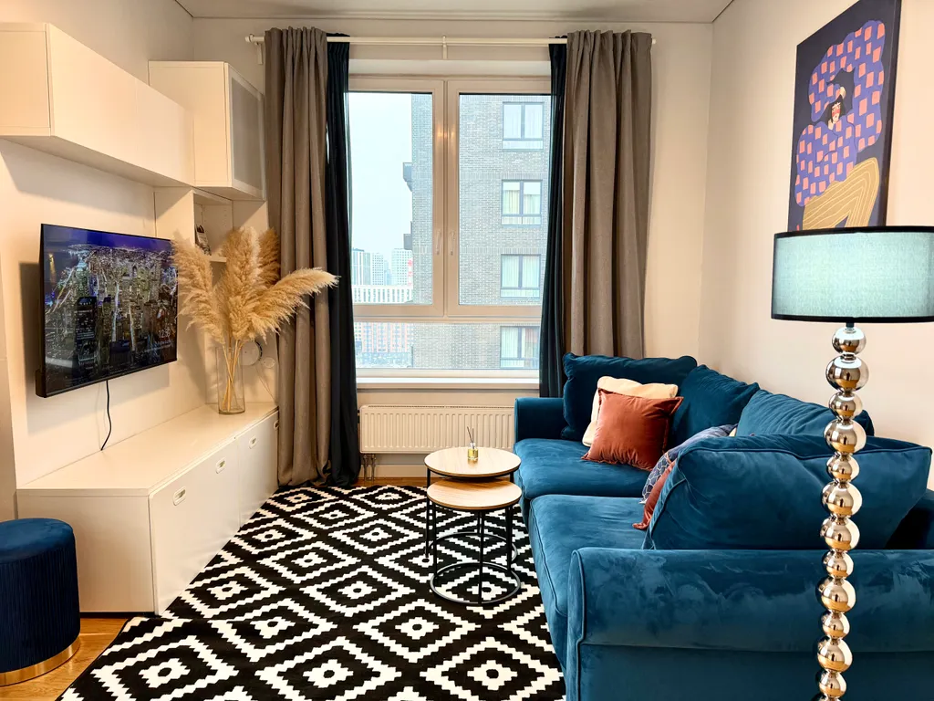 Квартира Квартира Уютная 3-комнатная с видом на Москва-Сити — Москва