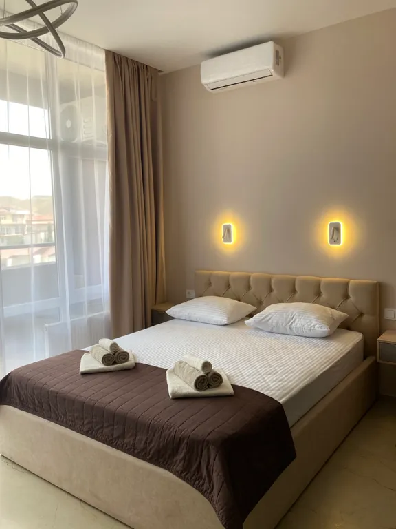 Квартира Апартаменты Sun & Atlas в Судаке в 30 м от моря с видом на горы — аренда посуточно в Судак