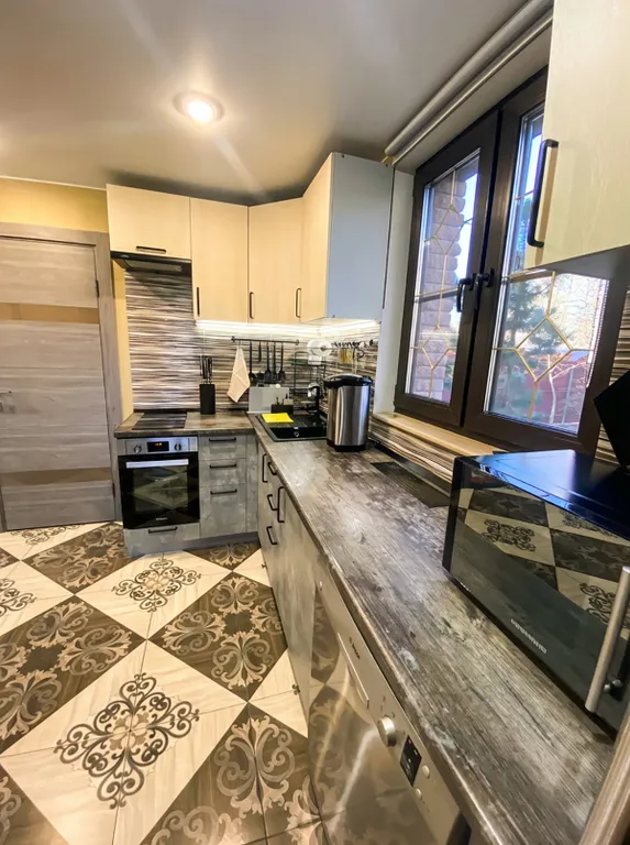 Современный домик с баней, чаном и беседкой