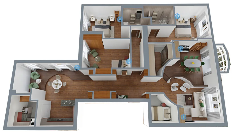 Роскошная Резиденция с 5 комнатами у Арбата