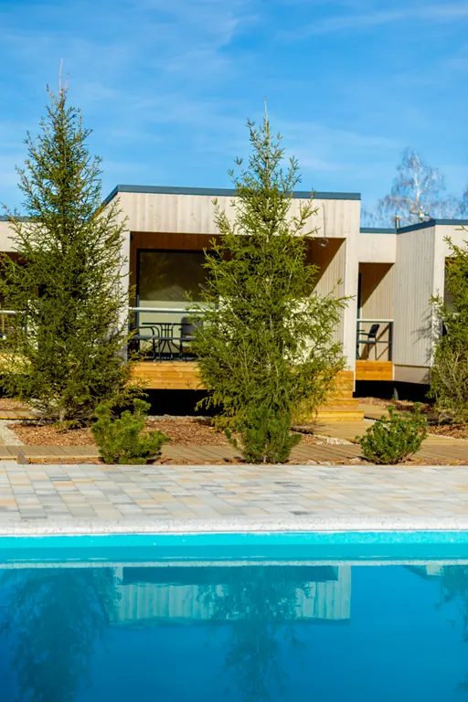 Небольшой домик с видом на Гуамское ущелье