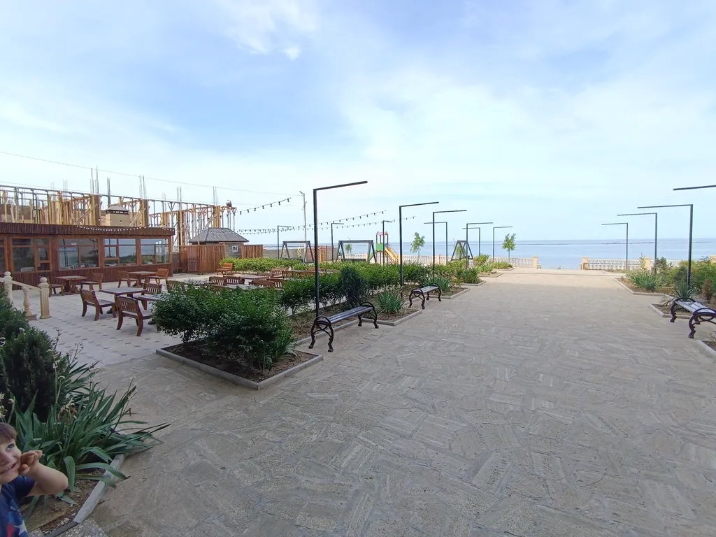 1-комнатная квартира студии с видом на море