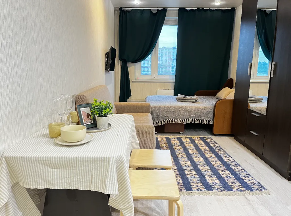 Удобная студия рядом с усадьбой Суханова | Уютно, как дома