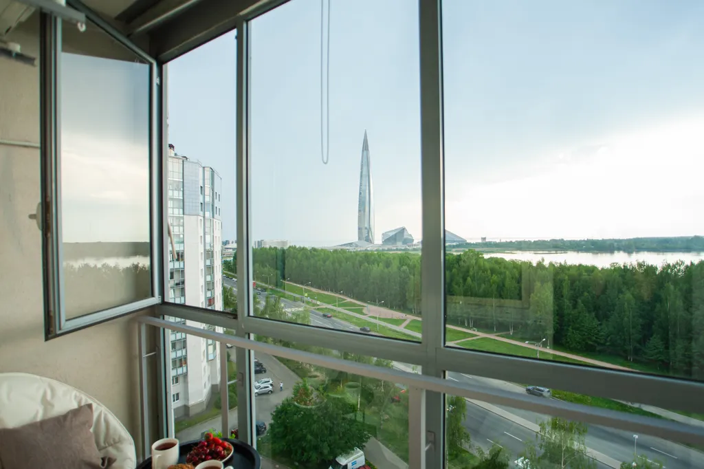 Квартира Новая квартира с видом на Лахту — Санкт-Петербург