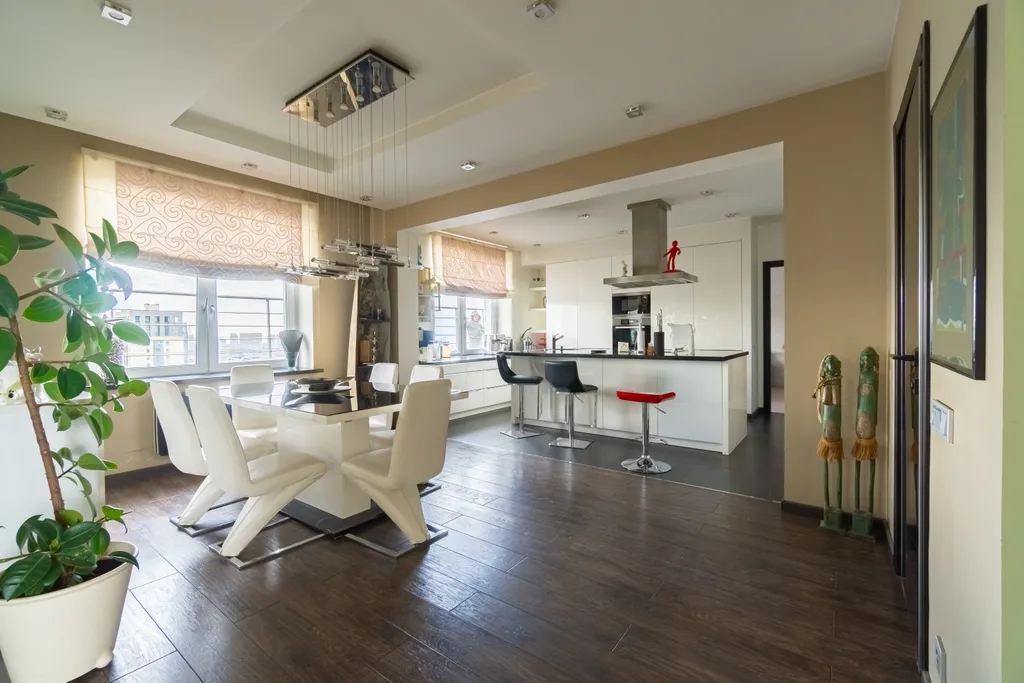 Пентхаус с террасой и видом на город