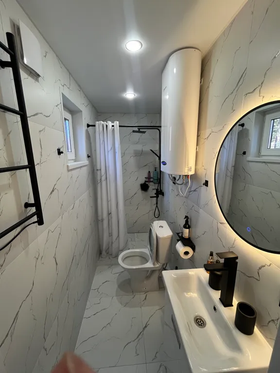 Домик с баней, солярием и джакузи