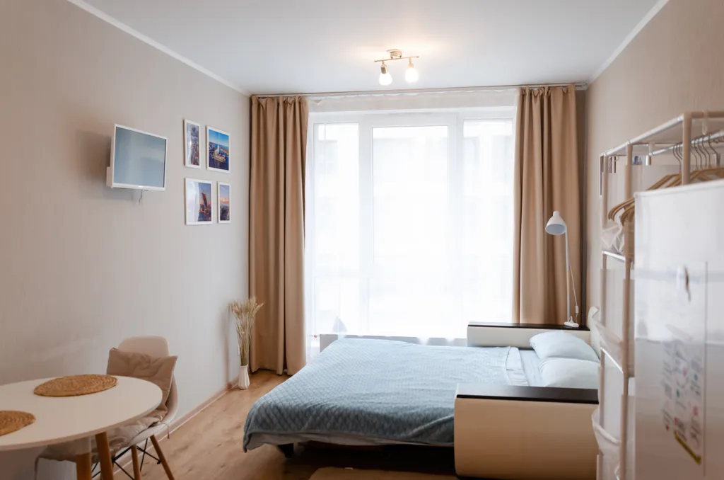 Уютная светлая студия в 8 минутах от метро Парнас