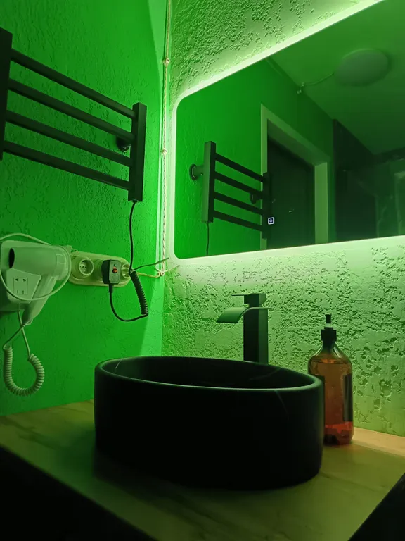 А-фрейм с видом на лес и с банным чаном