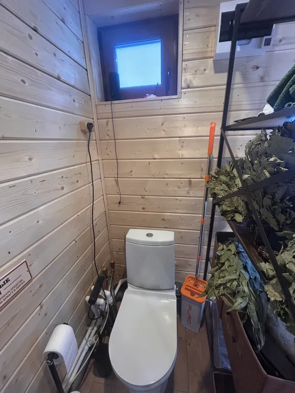 Баня на дровах с гостевым домиком