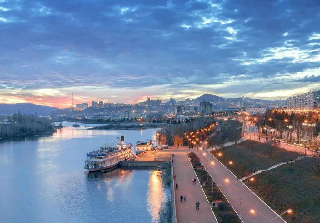 Апартаменты с видом на Енисей