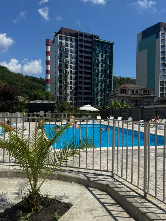 Квартира Квартира Уютные апарты с бассейном ЖК Чайный берег — Сочи