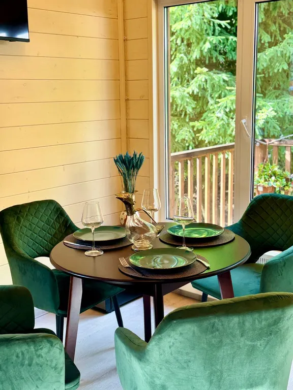 Дом в елях с финской сауной