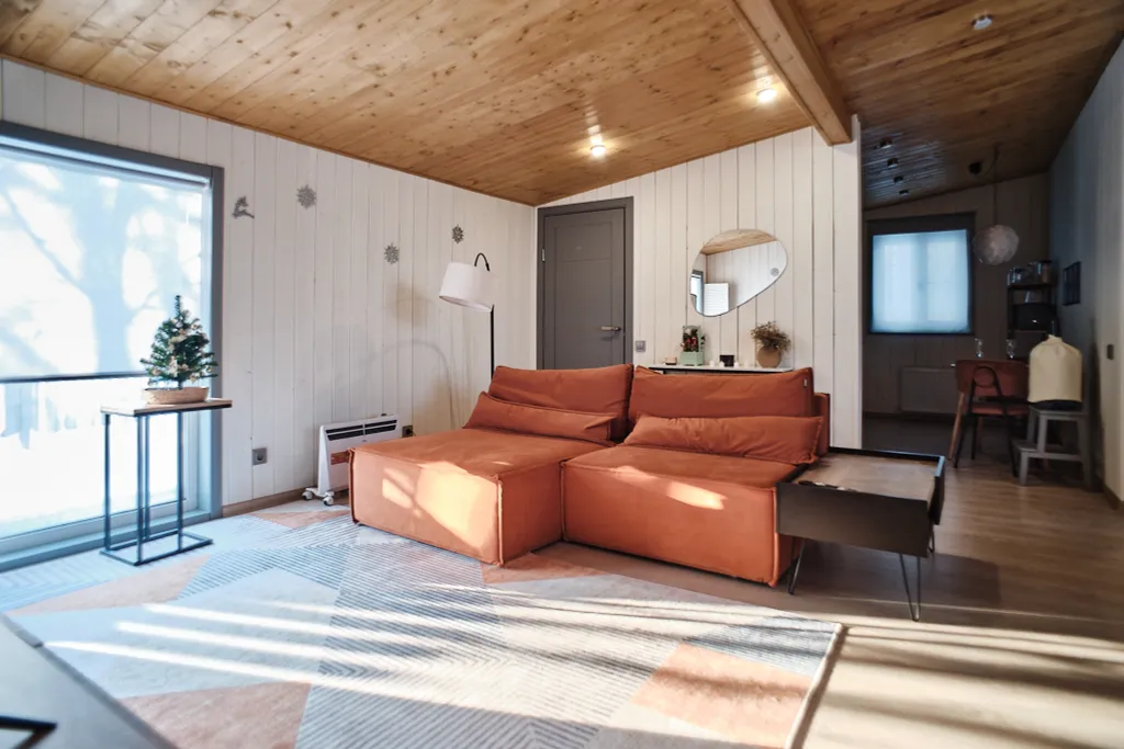 Медовый - дом с баней и чаном