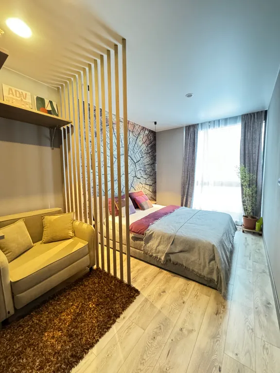 "Охта  Адвент" 53 м. "Лес" с камином у курорта