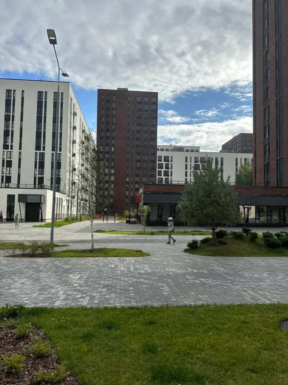 Уютная студия с большим балконом