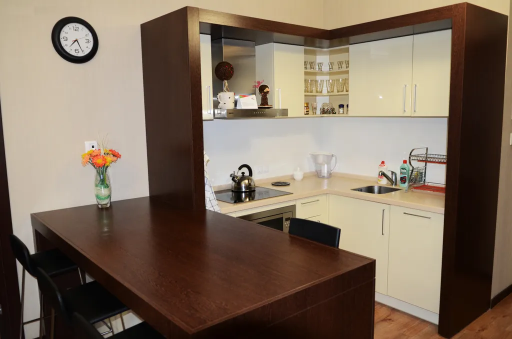 Апартамент 2 спальни с видом на реку и горы