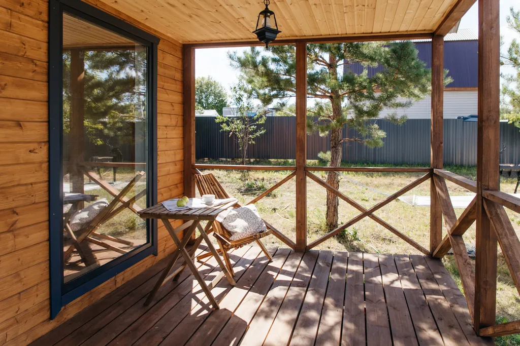 Большой дом с душой у соснового леса