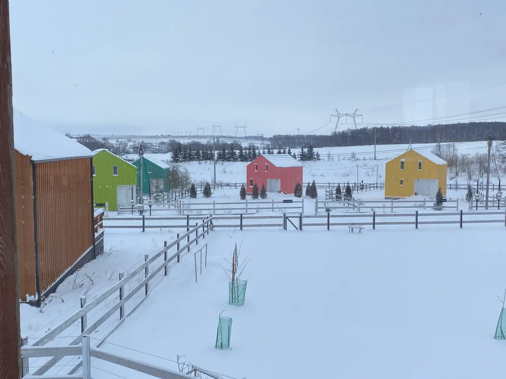 Домик Руби с камином в Болотов деревне