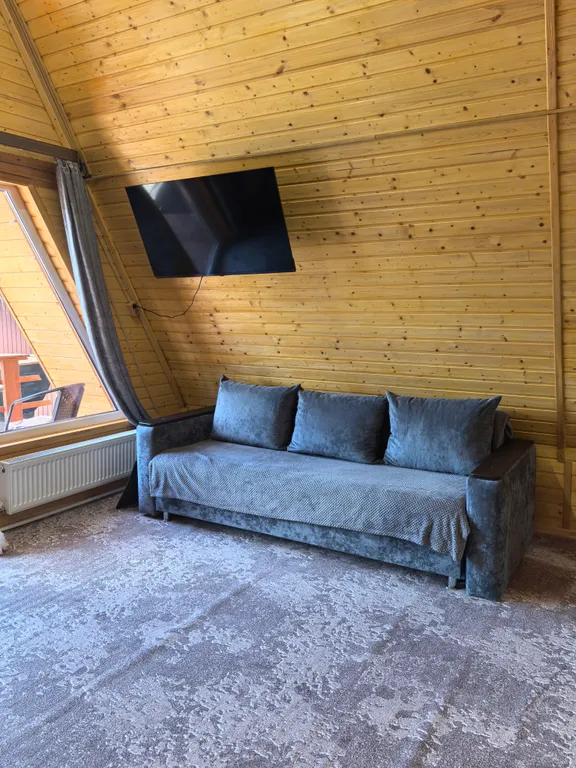 Дом 36m2 — чан на улице, современная кухня, Wi-Fi