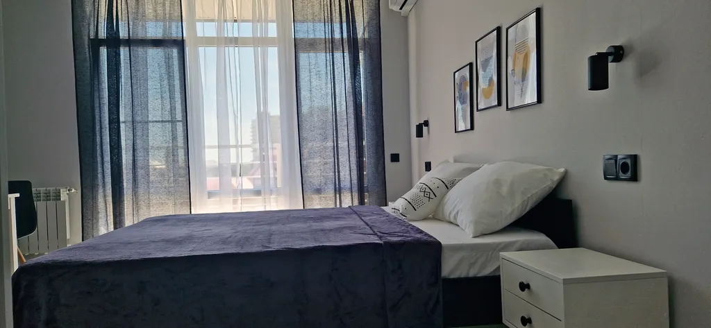 Квартира Квартира Студия с кухней и балконом на 2-3 человека — Лазаревское