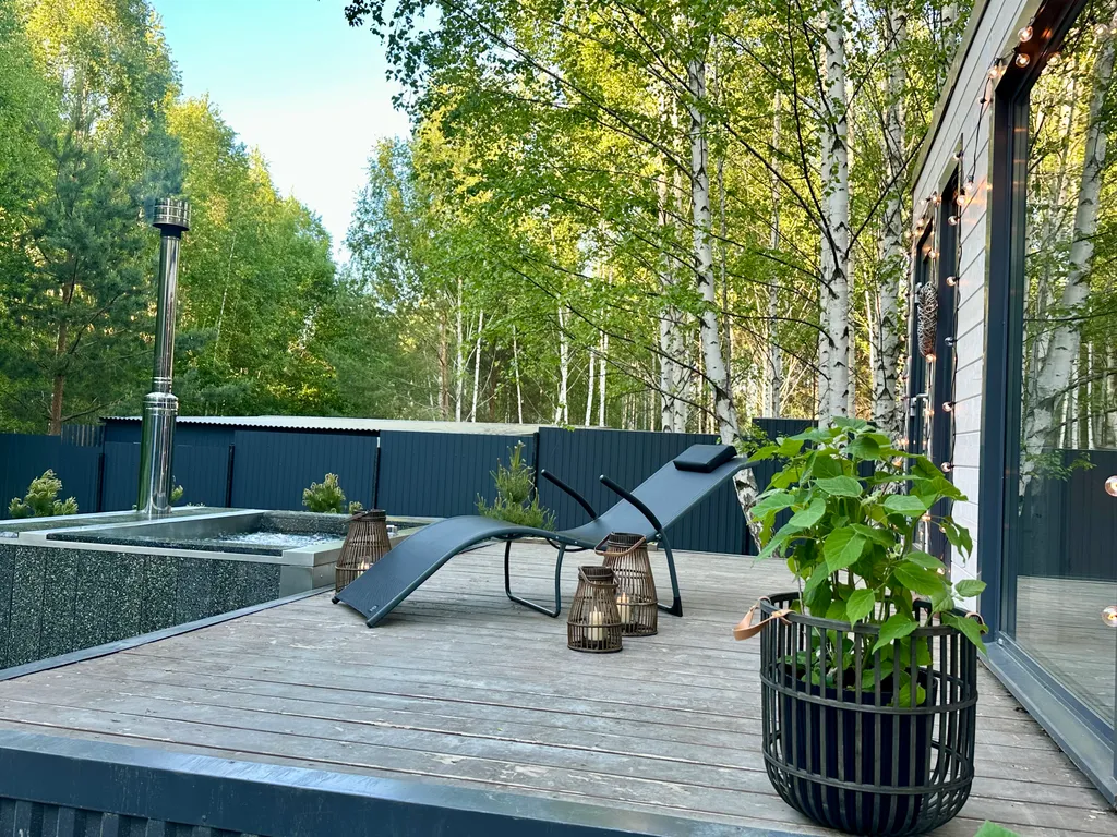 Happy Dacha стильный барнхаус с баней возле Иннополиса