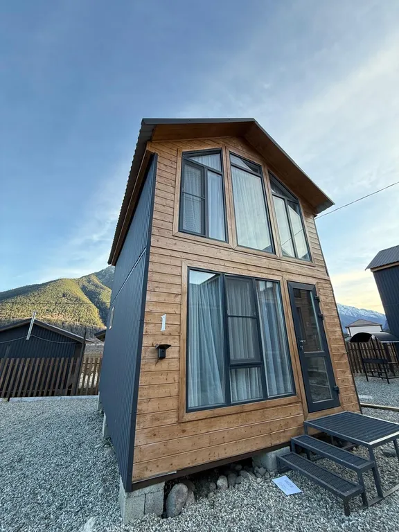 Дом в горах в стиле барнхаус