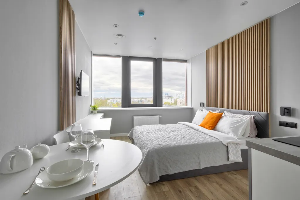 Квартира Дизайнерские апартаменты в апарт-комплексе 25/7 Заневский — Санкт-Петербург