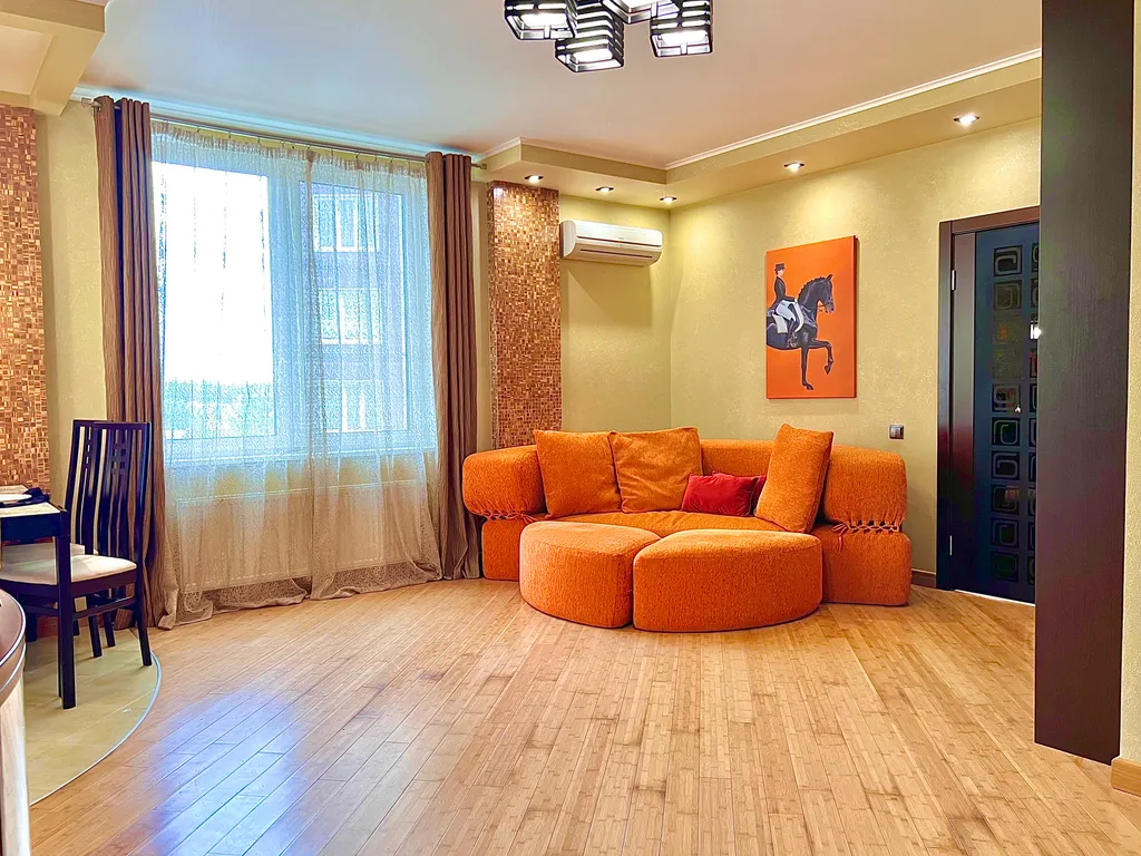 Дизайнерская квартира с кондиционером для 5 гостей