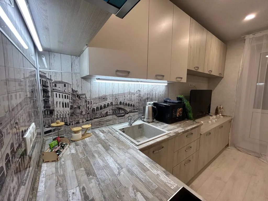 Студия с видом на Волгу на 10 этаже