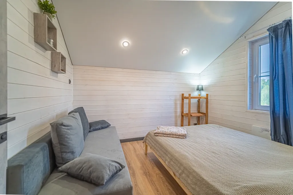 Уютный барн хаус с бассейном, баней и купелью ( барн 1)