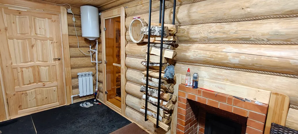 Дом, баня на дровах, банный чан, Нижний Новгород