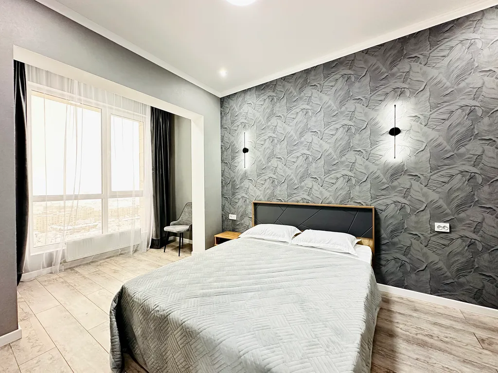 Двухкомнатная квартира с видом на город