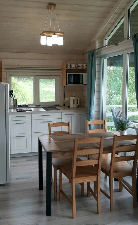 Дом с сауной с чудесным видом на озеро