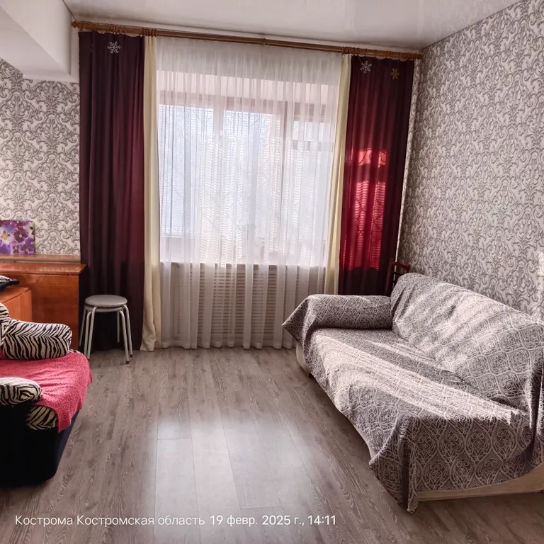 Двухкомнатная у Волги, 6 раздельных спальных мест