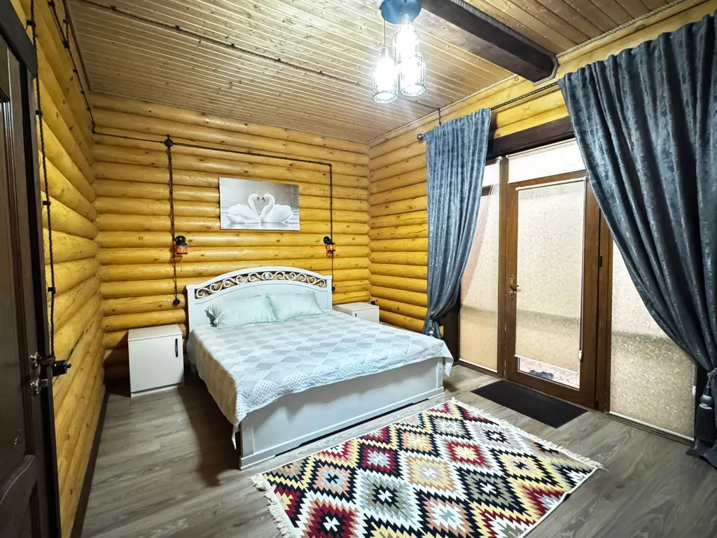 Домик у моря из бруса