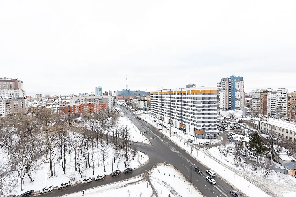 Квартира Квартира Большая студия в самом центре в апарт-отеле КМ Tower — Нижний Новгород