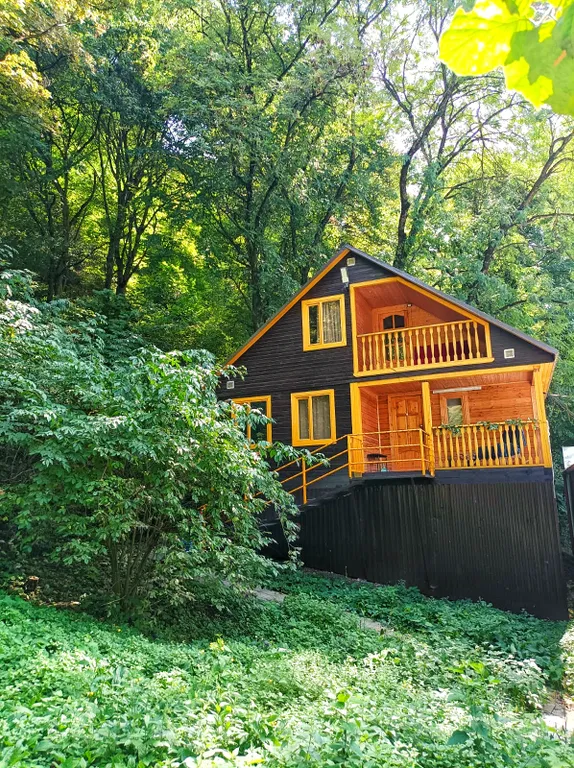 Домик в лесу с собственной баней